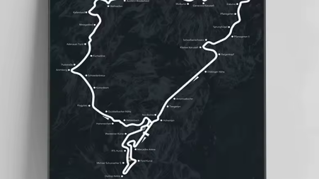 Track Nürburgring Wall Decor
